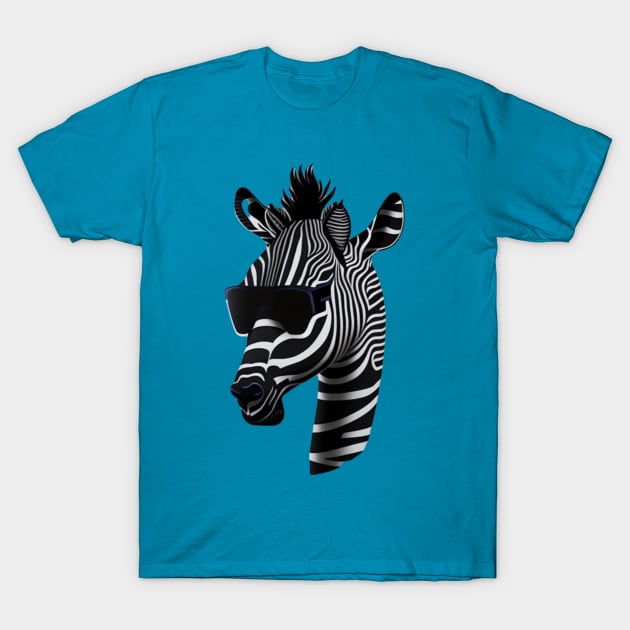 Zebra T-Shirt by Basunat